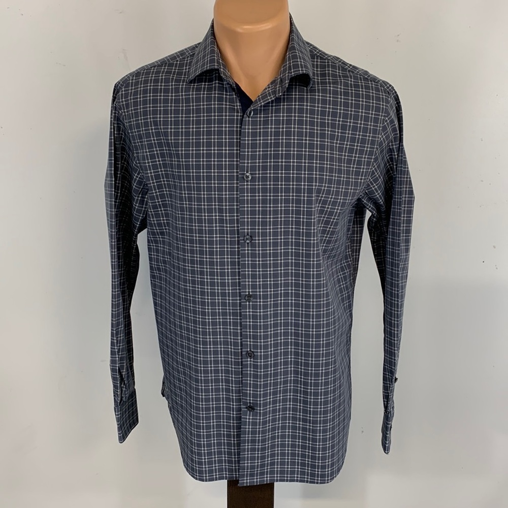 John Varvatos long sleeve button up shirt.  15 - 32/33